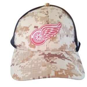 Detroit Red Wings Chevrolet NASCAR Chase‎ Authentics Camo Trucker Hat Cap